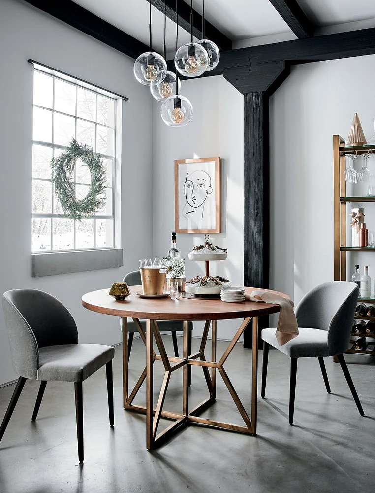 Hayes 48" Round Acacia Dining Table