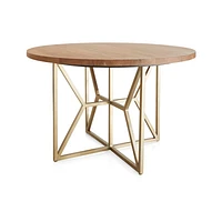 Hayes 48" Round Acacia Dining Table