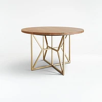 Hayes 48" Round Acacia Dining Table