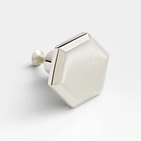 Hex 3" Polished Nickel Bar Pull