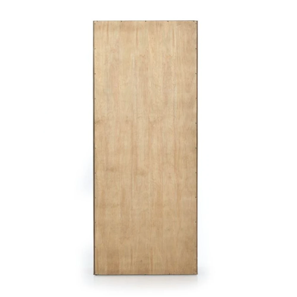 Higgins Honey Oak Wood Bookcase with Shelves