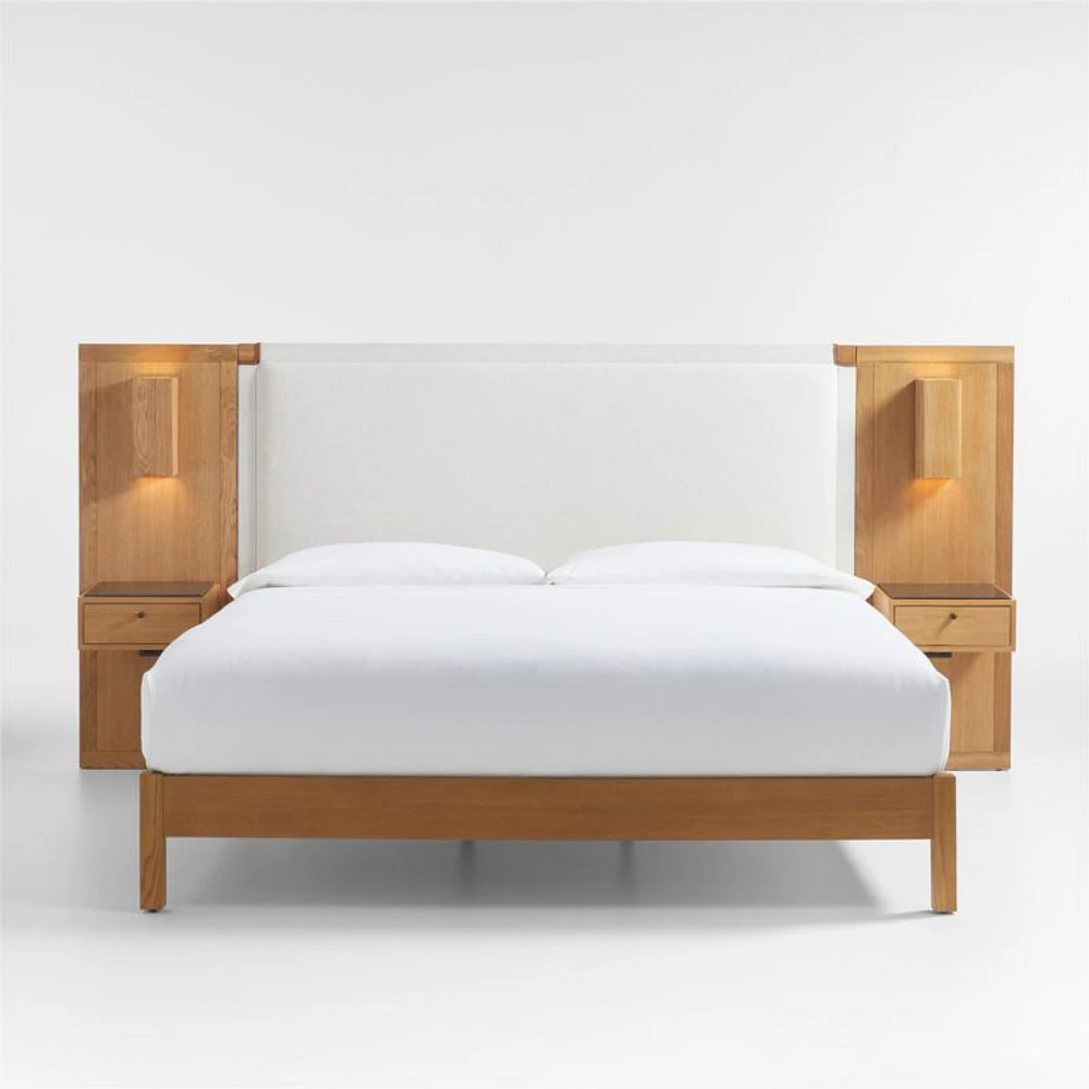 Shinola Hotel King Bed with Panel Nightstands