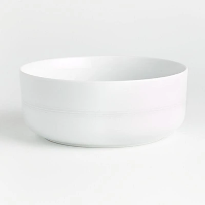 Hue White Serving Bowl