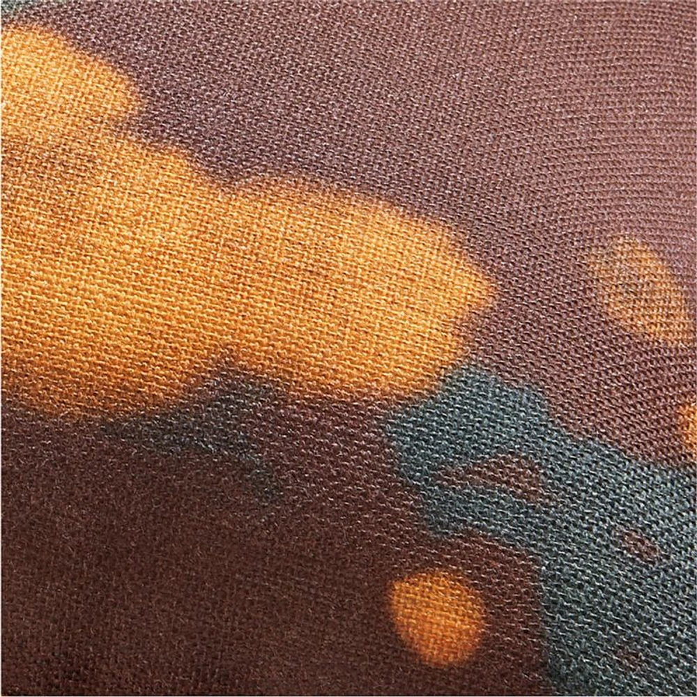 Impressionist Floral Cider Burgundy 22x15 Throw Pillow Cover