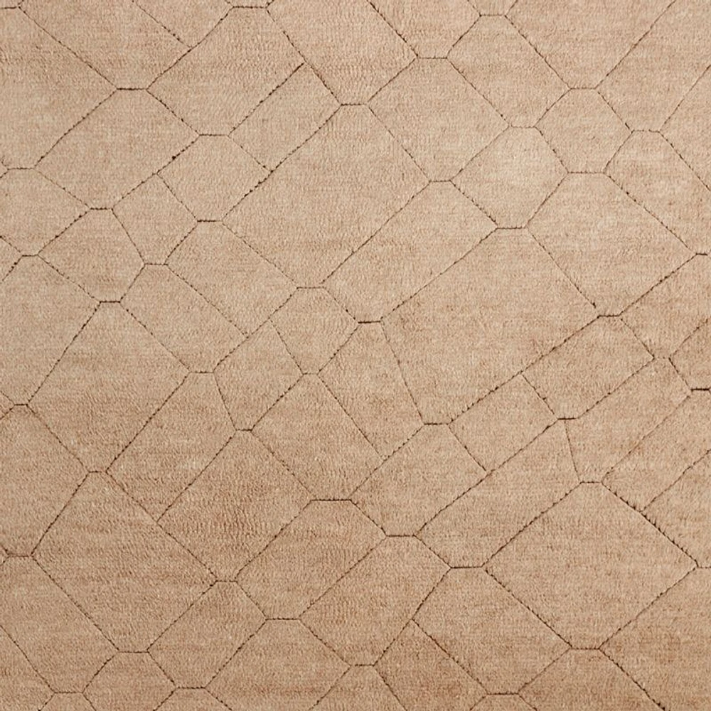 Innsbruck Wool Handwoven Caramel Brown Area Rug 9'x12'