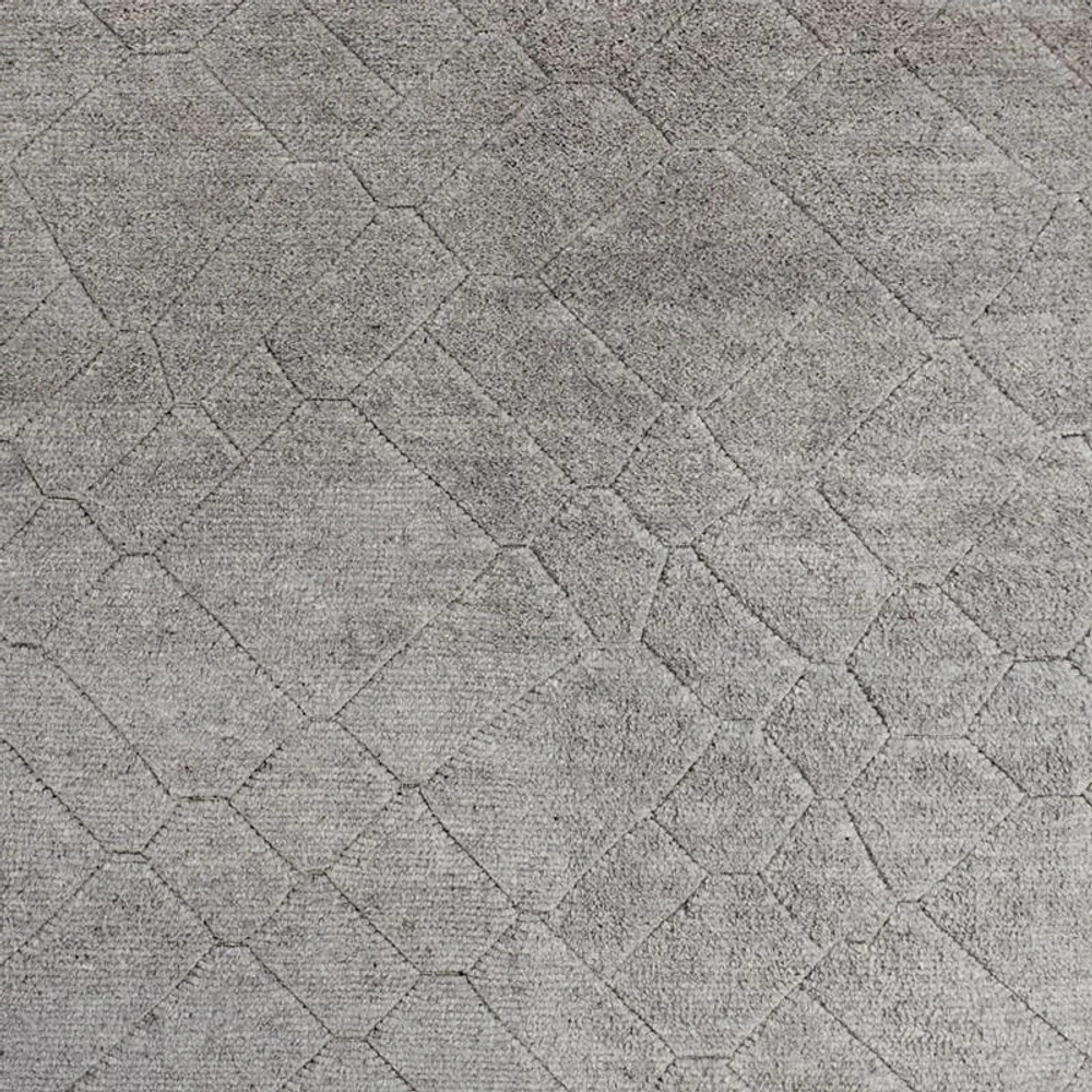 Innsbruck Wool Handwoven Charcoal Grey Area Rug 6'x9'