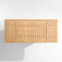 Ipanema 86" Teak Wood and Resin Outdoor Dining Table