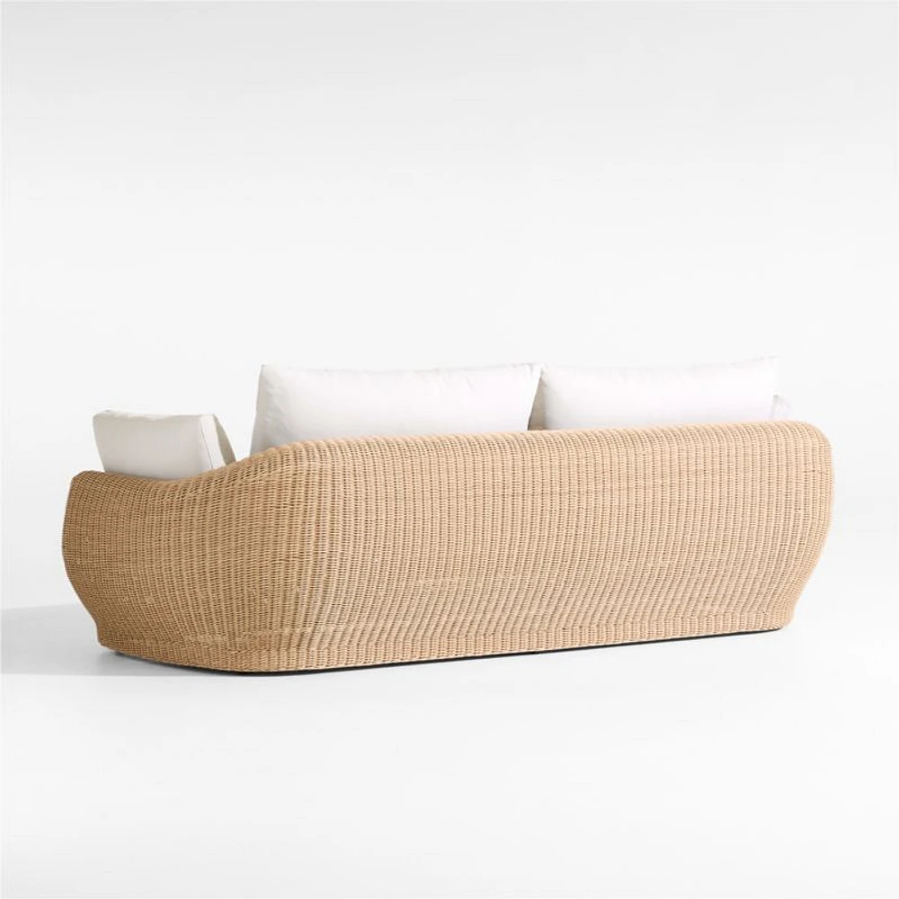 Ipanema 94.5" Wicker Outdoor Sofa with Cushions