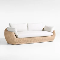 Ipanema 94.5" Wicker Outdoor Sofa with Cushions