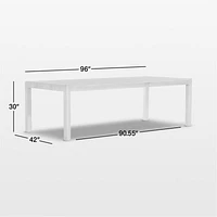 Isador 96" Natural Wood Dining Table
