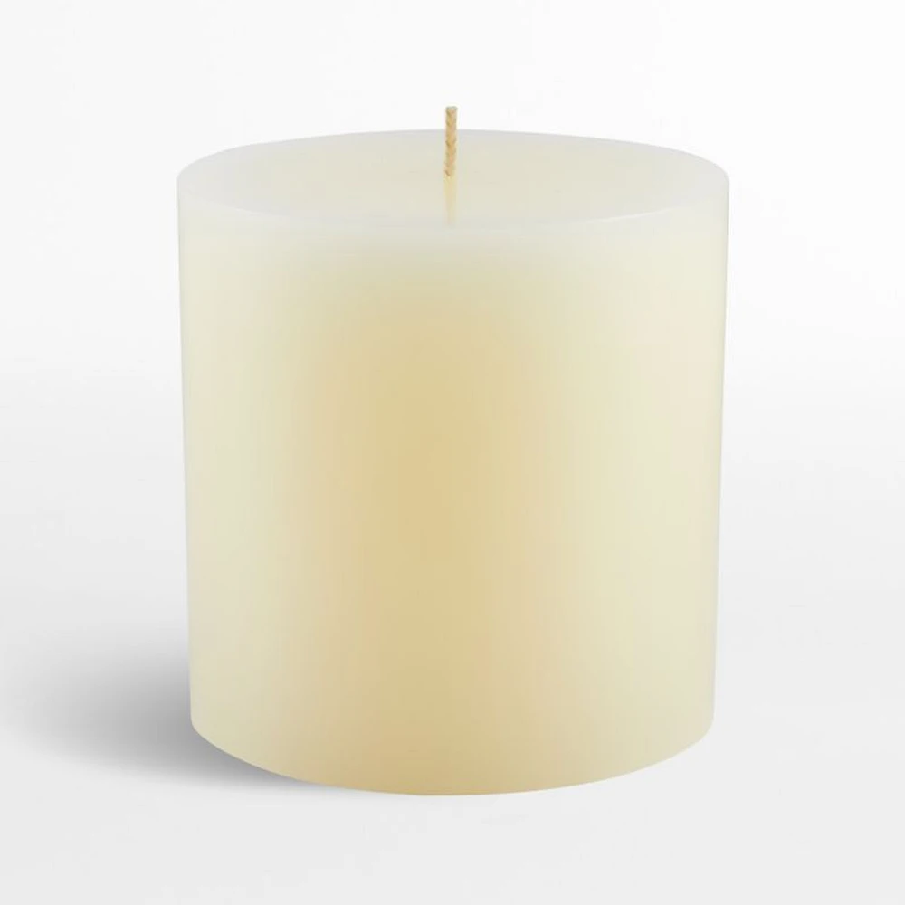 Ivory Pillar Candle 4"x4"