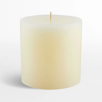 Ivory Pillar Candle 4"x4"
