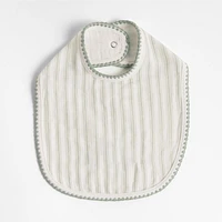 Frankie Seascape Green Baby Bib Set by Jake Arnold