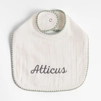 Frankie Seascape Green Baby Bib Set by Jake Arnold