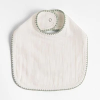 Frankie Seascape Green Baby Bib Set by Jake Arnold