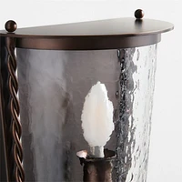 Norbury Metal Indoor/Outdoor Wall Sconce Light by Jake Arnold