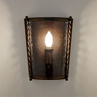 Norbury Metal Indoor/Outdoor Wall Sconce Light by Jake Arnold