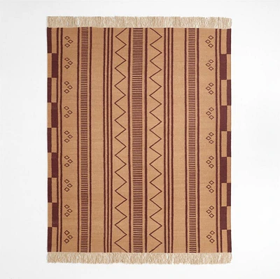 Hancock Park Wool Flatweave Kids Area Rug 5'x8' by Jeremiah Brent