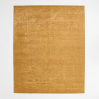 Narrative Dutch Yellow Wool and Tencel Kids Area Rug 5'x8' by Jeremiah Brent