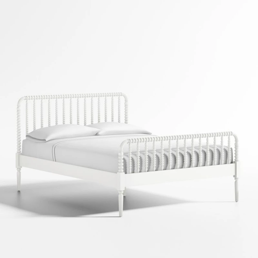 Jenny Lind Wood Spindle Kids Queen Bed