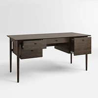 Kendall Charcoal Cherry Desk
