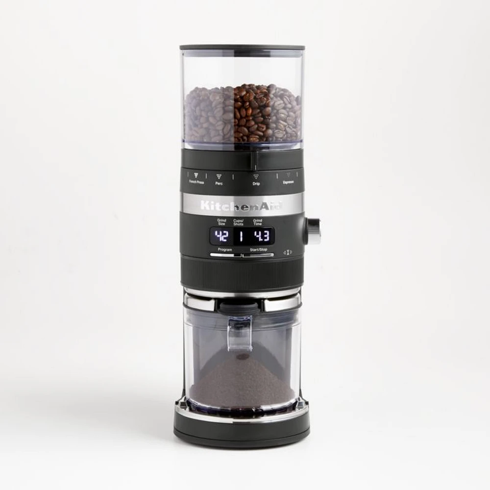 KitchenAid ® Matte Black Burr Coffee Grinder