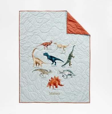 Koro Organic Cotton Dinosaur Kids Twin Quilt