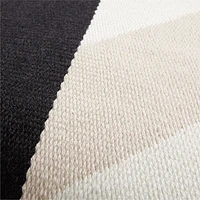 Monterey 20"x20" Black Outdoor Throw Pillow by Lucia Eames™