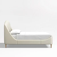 Lafayette Ivory Upholstered Full Bed