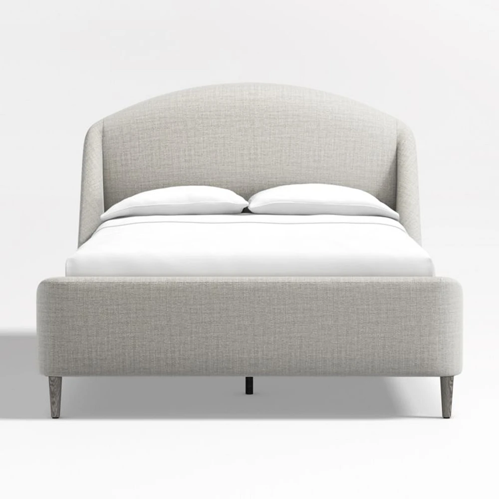 Lafayette Mist Grey Upholstered Full Bed