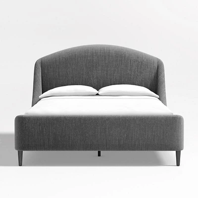 Lafayette Charcoal Grey Upholstered Queen Bed
