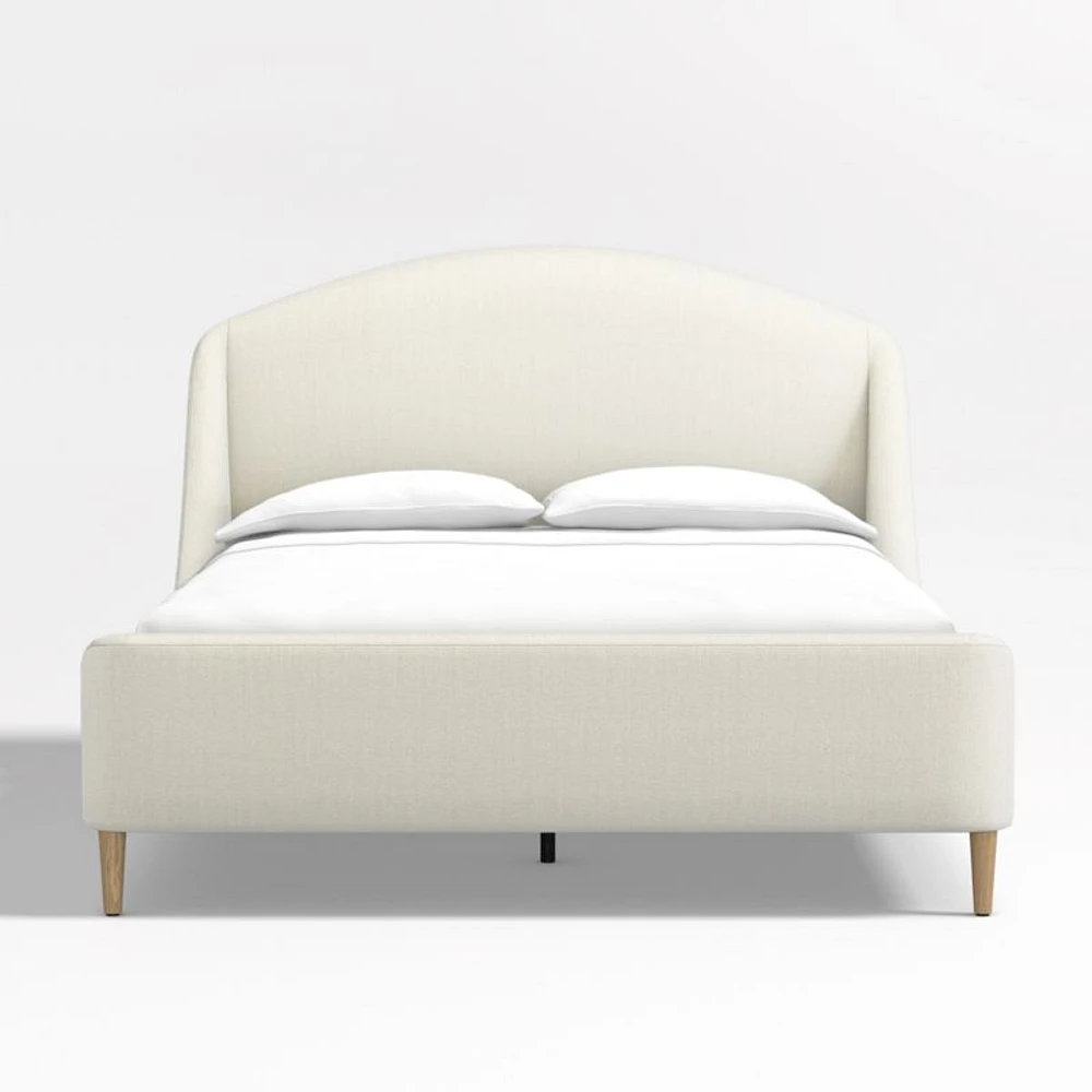 Lafayette Ivory Upholstered Queen Bed