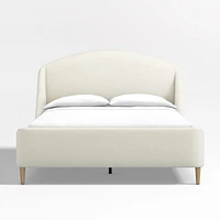Lafayette Ivory Upholstered Queen Bed
