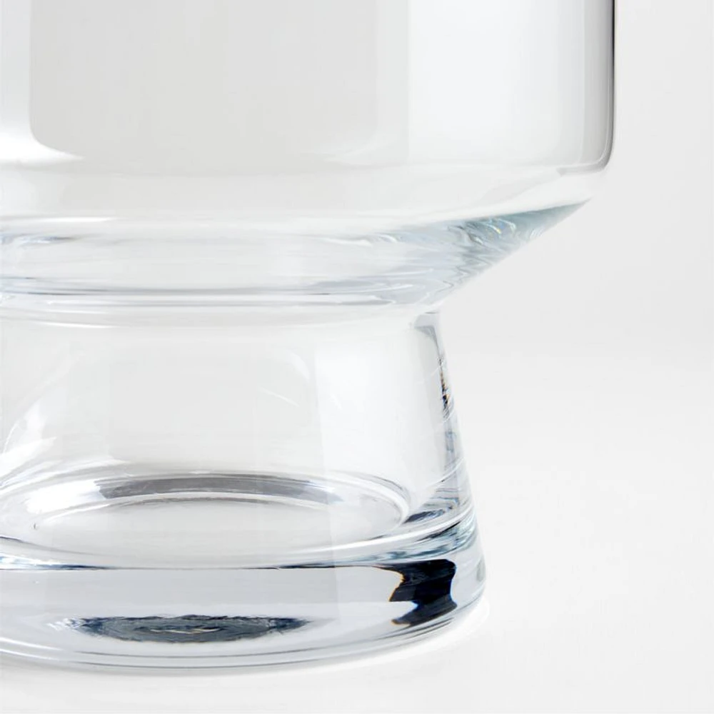 Laila Glass Hurricane Candle Holder 9"