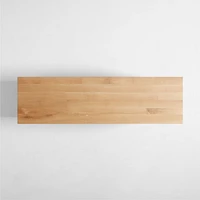 Lakin 71" White Oak Wood Credenza
