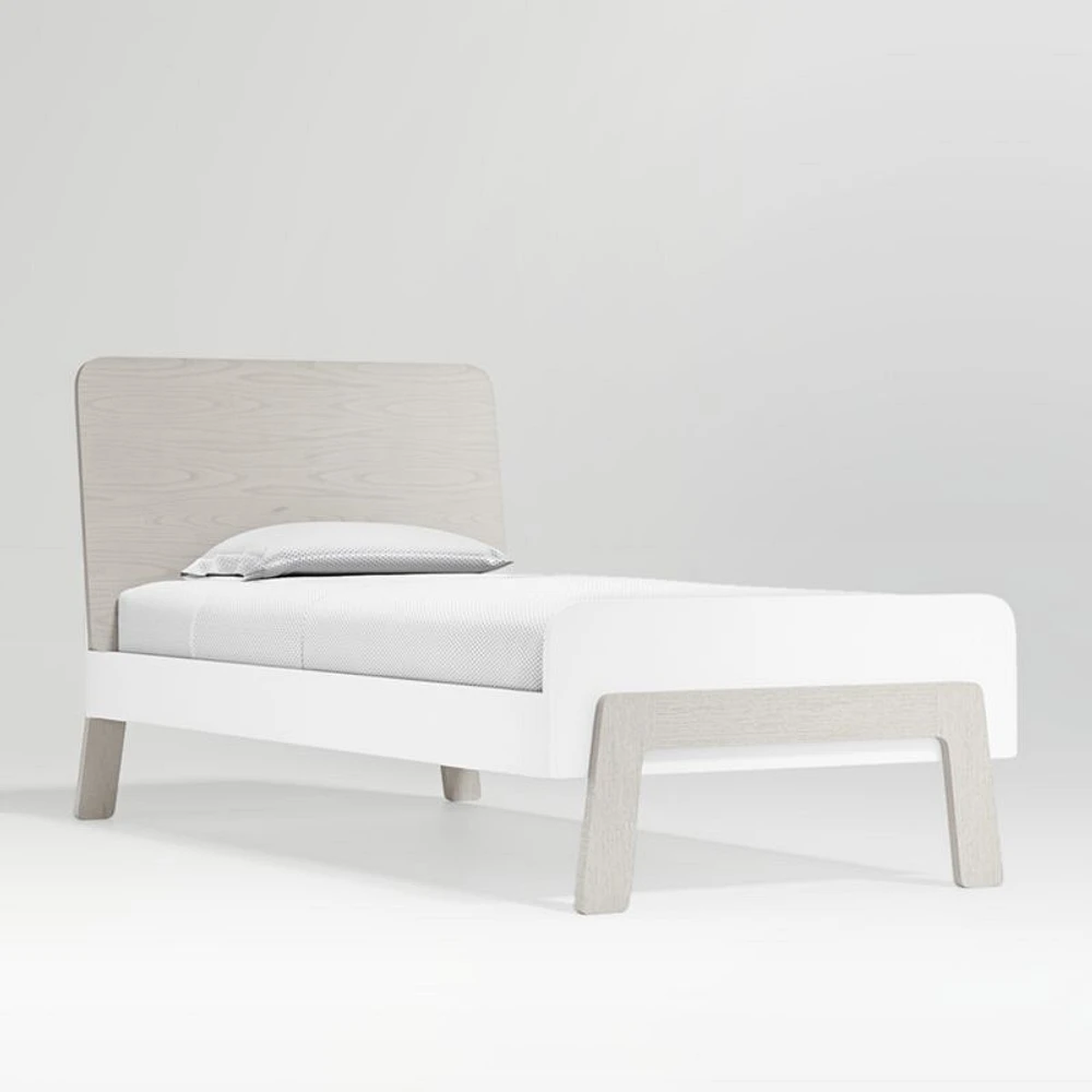 Lamont Wood Kids Twin Bed with Headboard Storage