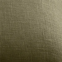 Organic Laundered Linen 20x20 Garden Green Throw Pillow with Down-Alternative Insert