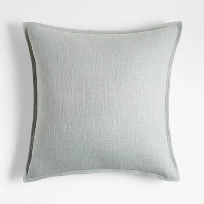 Quarry 20x20 Organic Laundered Linen Throw Pillow Cover