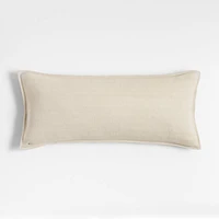 Sage 36"x16" Laundered Linen Throw Pillow Cover