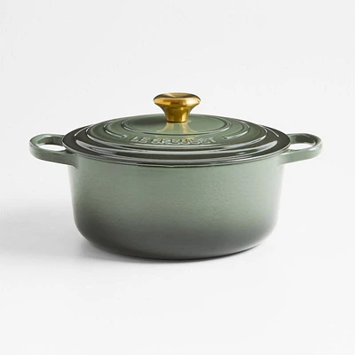 Le Creuset ® Signature 5.5-Qt. Thyme Enameled Cast Iron Round Dutch Oven