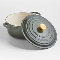 Le Creuset ® Signature -L./ -Qt. Thyme Enameled Cast Iron Round Dutch Oven