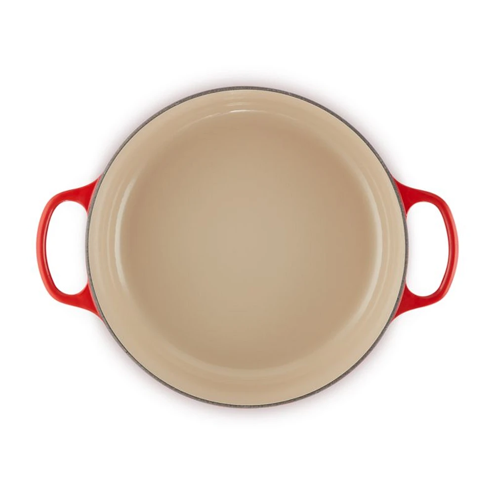 Le Creuset ® Signature 6.4-L/6.75-Qt. Cerise Enameled Cast Iron Wide Dutch Oven