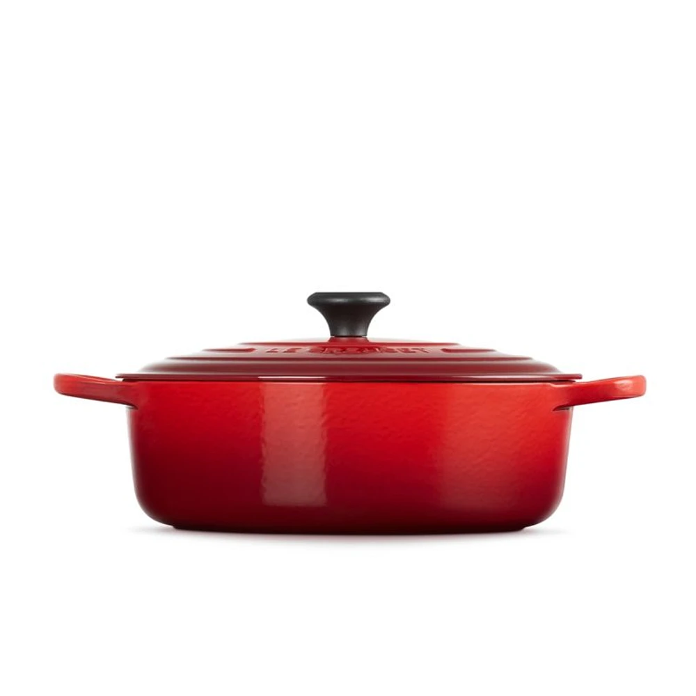 Le Creuset ® Signature 6.4-L/6.75-Qt. Cerise Enameled Cast Iron Wide Dutch Oven