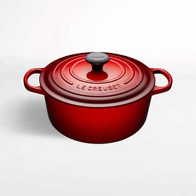 Le Creuset ® Signature 5.3-L/5.5-Qt. Cerise Enameled Cast Iron Round Dutch Oven