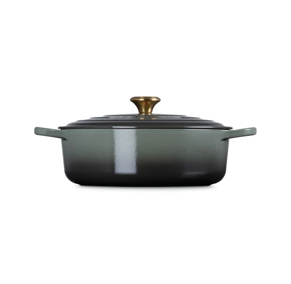 Le Creuset ® Signature 6.3-L./ 6.75-Qt. Thyme Enameled Cast Iron Wide Dutch Oven