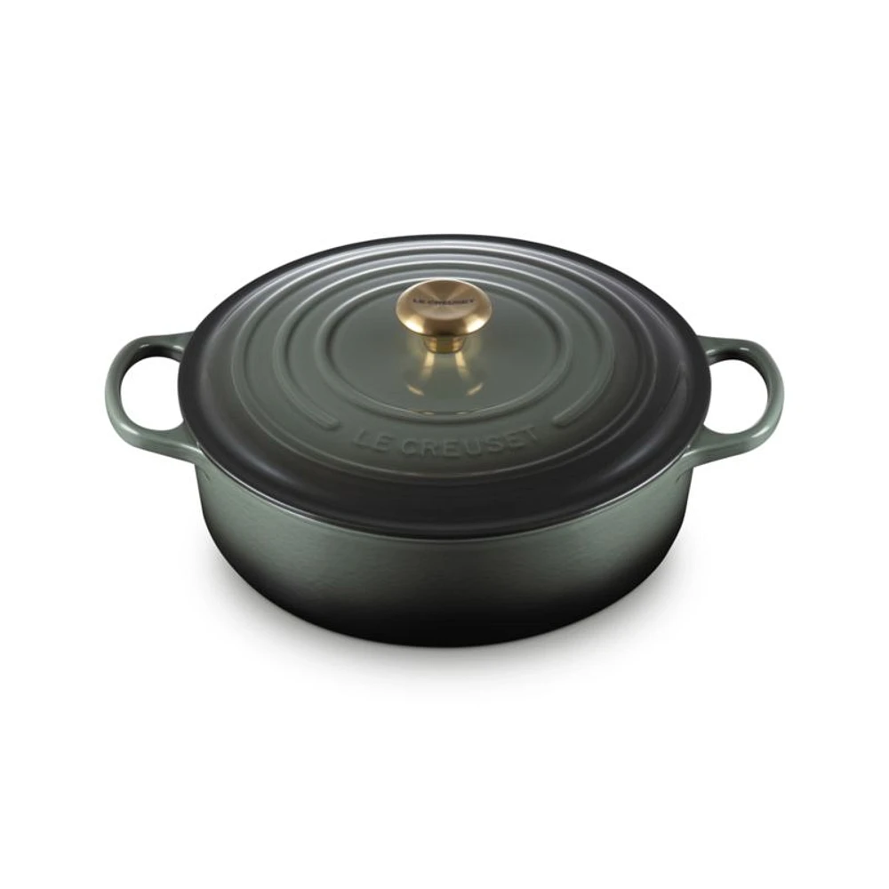 Le Creuset ® Signature 6.3-L./ 6.75-Qt. Thyme Enameled Cast Iron Wide Dutch Oven