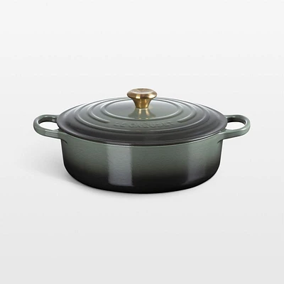 Le Creuset ® Signature 6.3-L./ 6.75-Qt. Thyme Enameled Cast Iron Wide Dutch Oven