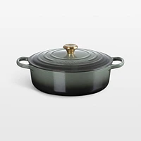 Le Creuset ® Signature 6.3-L./ 6.75-Qt. Thyme Enameled Cast Iron Wide Dutch Oven