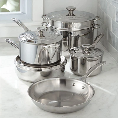 Le Creuset ® Signature Stainless Steel 10-Piece Cookware Set