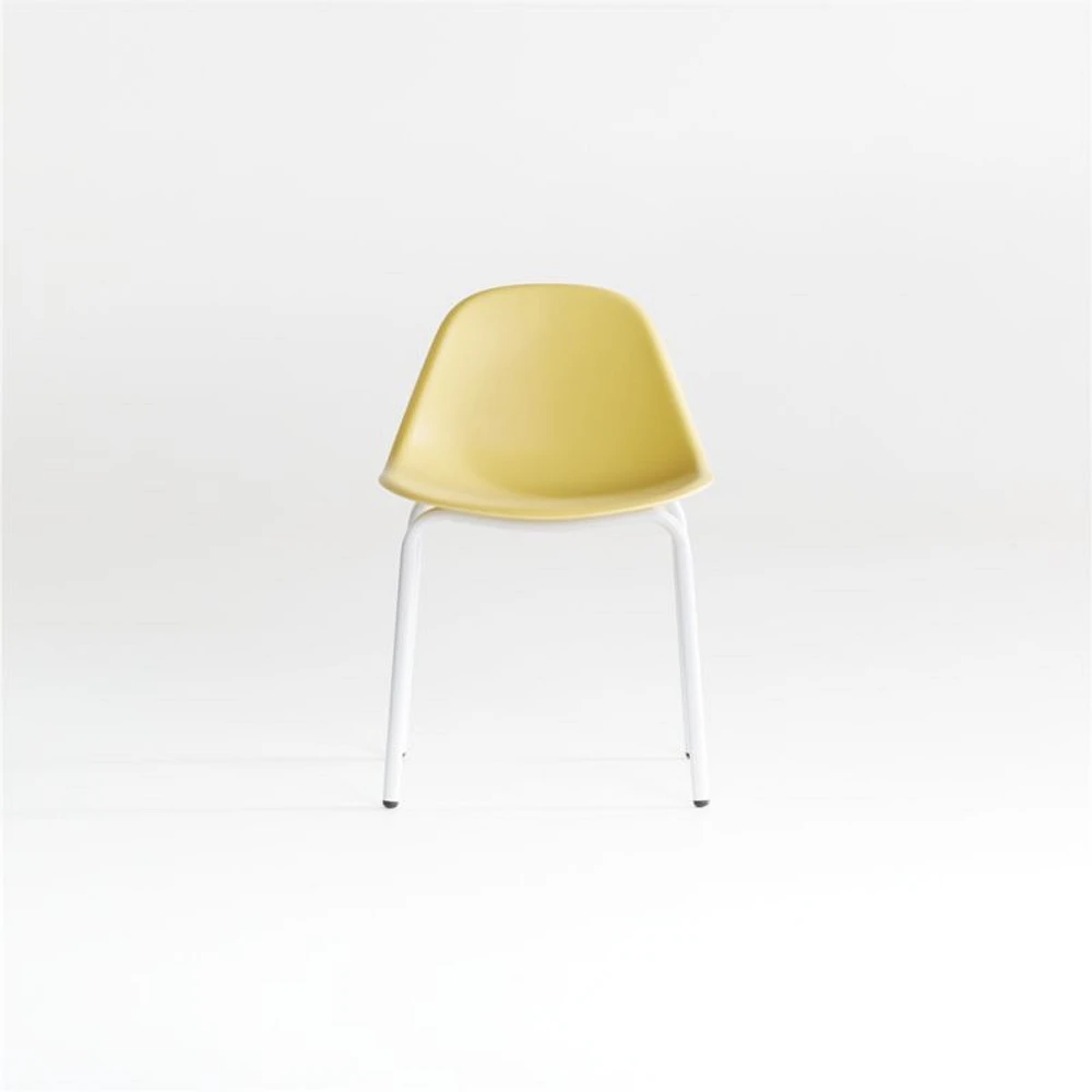 Lennon Yellow Molded Kids Play Chair